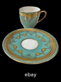 Lenox Westport Pattern Porcelain Demitasse Cups & Saucers Set Of 12 Rare