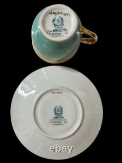 Lenox Westport Pattern Porcelain Demitasse Cups & Saucers Set Of 12 Rare