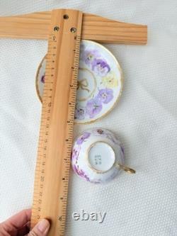 Limoges Cups Saucers Plate Limoges Coalport Bows Ribbons