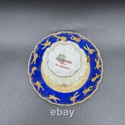 Limoges Demitasse Cup, Martial Redon, Gold Birds in Flight, Belle Époque