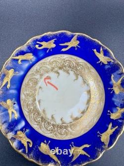 Limoges Demitasse Cup, Martial Redon, Gold Birds in Flight, Belle Époque