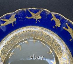 Limoges Demitasse Cup, Martial Redon, Gold Birds in Flight, Belle Époque
