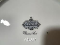 Limoges France CHF Versailles Set 6 Demitasse Cups & Saucers + 6 Dinner Plates
