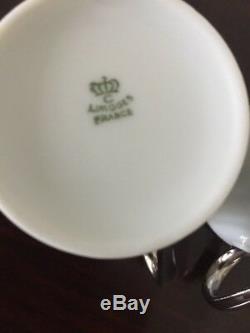 Limoges France Edouard Rambaud Paris Demitasse Espresso Coffee Cup and Saucer