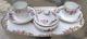 Limoges France/italian Michielotto Demitasse Set Tray, Sugar Bowl, Cup& Saucers