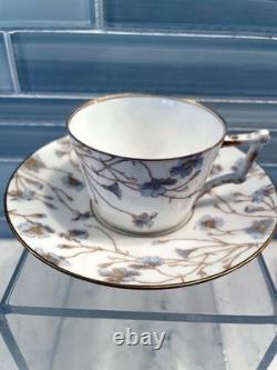 Limoges Lot 4 Demitasse Cups & Saucers Dainty Size Ovington Brothers NYC Depose