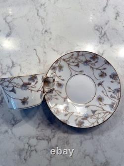 Limoges Lot 4 Demitasse Cups & Saucers Dainty Size Ovington Brothers NYC Depose