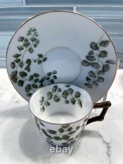 Limoges Lot 4 Demitasse Cups & Saucers Dainty Size Ovington Brothers NYC Depose