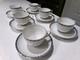 Lomonosov Porcelain Cobalt Frieze Lot Of 6 Demitasse Cups And Saucers