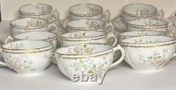 Lot 19 Piece Theodore Haviland Limoges Demitasse Porcelain Tea Cups Saucers