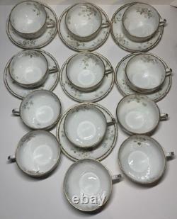 Lot 19 Piece Theodore Haviland Limoges Demitasse Porcelain Tea Cups Saucers