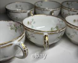 Lot 19 Piece Theodore Haviland Limoges Demitasse Porcelain Tea Cups Saucers