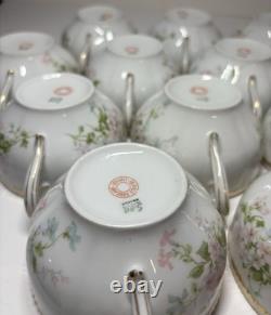 Lot 19 Piece Theodore Haviland Limoges Demitasse Porcelain Tea Cups Saucers