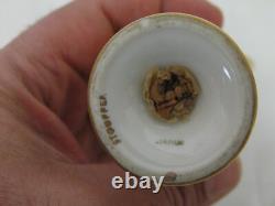 Lot 4 Seyei Tall Demitasse Cups & Saucers Set With Other Gold Plated Dishes & Cups