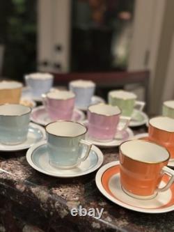 Lot Of 12 Royal Copenhagen Demitasse Cup/Saucer