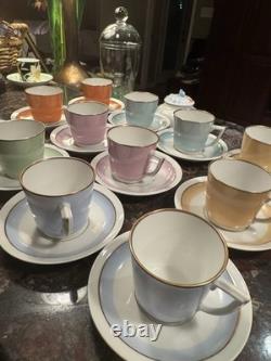 Lot Of 12 Royal Copenhagen Demitasse Cup/Saucer