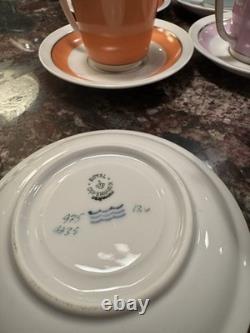 Lot Of 12 Royal Copenhagen Demitasse Cup/Saucer