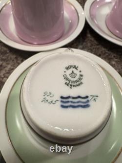 Lot Of 12 Royal Copenhagen Demitasse Cup/Saucer