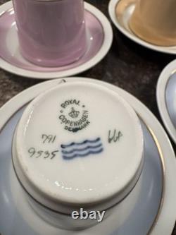 Lot Of 12 Royal Copenhagen Demitasse Cup/Saucer