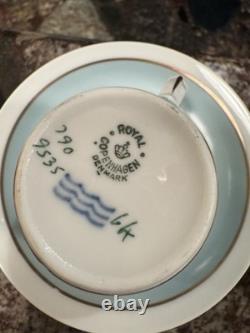 Lot Of 12 Royal Copenhagen Demitasse Cup/Saucer
