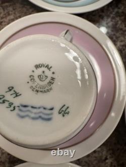 Lot Of 12 Royal Copenhagen Demitasse Cup/Saucer