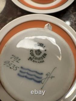 Lot Of 12 Royal Copenhagen Demitasse Cup/Saucer
