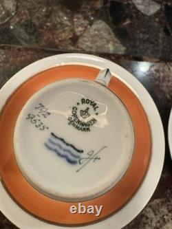 Lot Of 12 Royal Copenhagen Demitasse Cup/Saucer