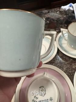 Lot Of 12 Royal Copenhagen Demitasse Cup/Saucer
