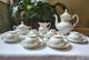 Lot Of 15 Vintage Seyei Fine China Japan Demitasse Tea Cups, Saucers, Teapot
