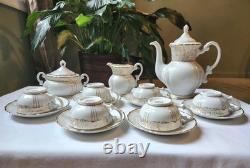 Lot Of 15 Vintage Seyei Fine China Japan Demitasse Tea Cups, Saucers, Teapot