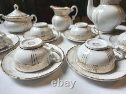 Lot Of 15 Vintage Seyei Fine China Japan Demitasse Tea Cups, Saucers, Teapot
