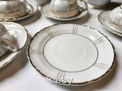 Lot Of 15 Vintage Seyei Fine China Japan Demitasse Tea Cups, Saucers, Teapot