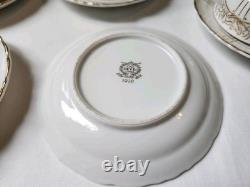 Lot Of 15 Vintage Seyei Fine China Japan Demitasse Tea Cups, Saucers, Teapot