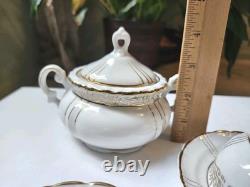 Lot Of 15 Vintage Seyei Fine China Japan Demitasse Tea Cups, Saucers, Teapot