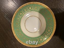 Lot Of Rare Antique Tiffany By Minton Saucers And Demitasse Cups H4195