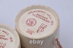 Lot of 1941 Wedgwood Harvard Tercentenary (10) Demitasse Cups & (12) Saucers