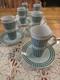 Lot Of 6 Neiman Marcus Shamrock Irish Coffee Espresso Demitasse Cups + Saucers