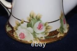 Lovely 15-Pc Nippon Morimura Demitasse Set, Tray, Teapot, Cups/Saucers, HP, 1911