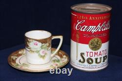 Lovely 15-Pc Nippon Morimura Demitasse Set, Tray, Teapot, Cups/Saucers, HP, 1911