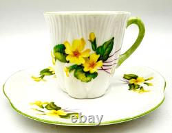 Lovely Set Of 7 Shelley Demitasse Cups & Saucers, Dainty Shape, 7 Patterns