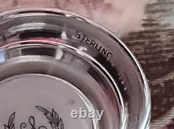 M F Hirsch Sterling Demitasse Cup/Saucer/Lenox Liners Set of 12, No Mono, 341g