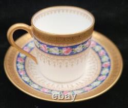 M. Raynaud Limoges France Demitasse Espresso Cup and Saucer Minty! BEAUTIFUL