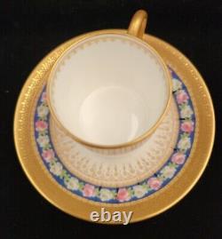 M. Raynaud Limoges France Demitasse Espresso Cup and Saucer Minty! BEAUTIFUL
