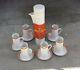 Mcm Schmid Lagardo Tackett Demitasse Set Coffee Pot + 6 Cups / 6 Saucers