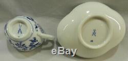 MEISSEN German Porcelain BLUE ONION Demitasse CUP & SAUCER