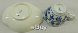 MEISSEN German Porcelain BLUE ONION Demitasse CUP & SAUCER