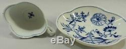 MEISSEN German Porcelain BLUE ONION Demitasse CUP & SAUCER