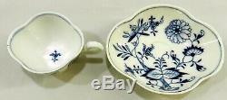 MEISSEN German Porcelain BLUE ONION Demitasse CUP & SAUCER