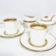 Mikimoto International Demitasse Cup & Saucer Set With Creamer Sugar Bowl Spoon