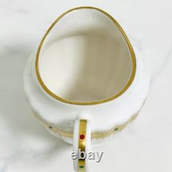 MIKIMOTO International Demitasse Cup & Saucer Set with Creamer Sugar Bowl Spoon